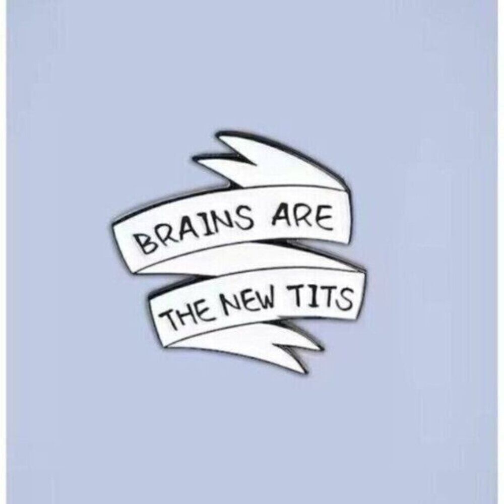 3/20 Brains New Ti*s Enamel Pin